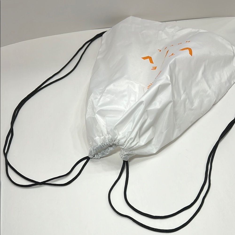 White Drawstring Bag - Picture 4 of 4